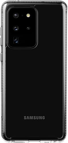 Miniatura 1 de tech21 Pure Clear - Funda para teléfono Galaxy S20 Ultra 5G, propiedades antimicrobianas higiénicamente limpias contra los gérmenes con protección