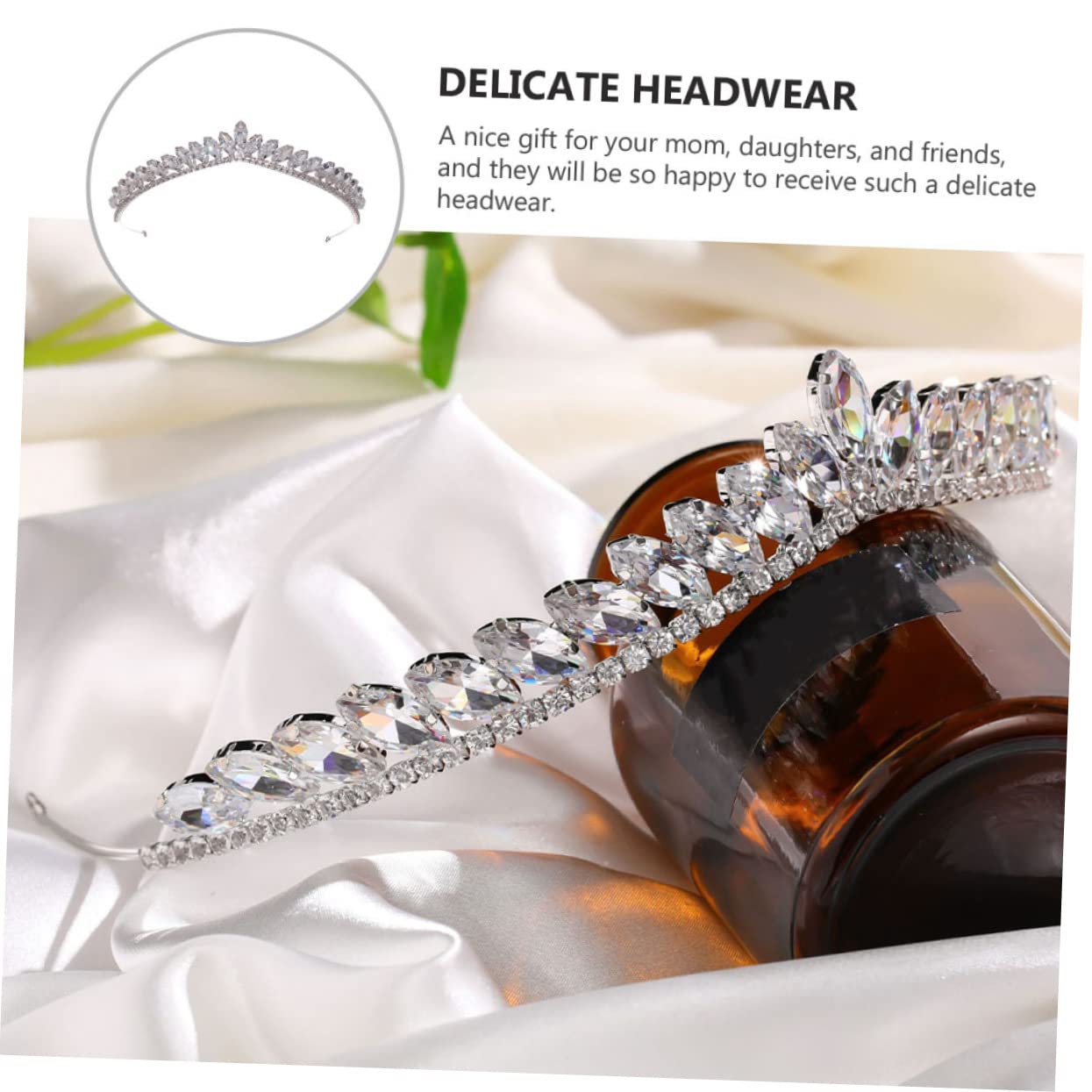 FRCOLOR 3 Pezzi Eleganti Cerchietti Per Da Sposa Con Strass Per La Sposa