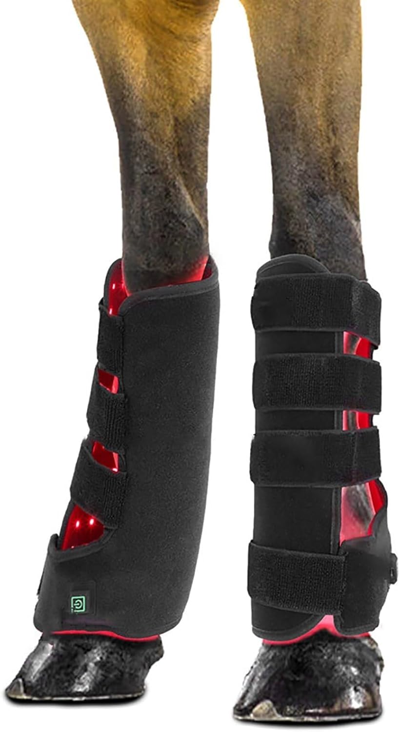 Infrared Light Therapy Device for Horse Leg Muscle Pull Wound, Portable Deep Light Therapy, Rechargeable