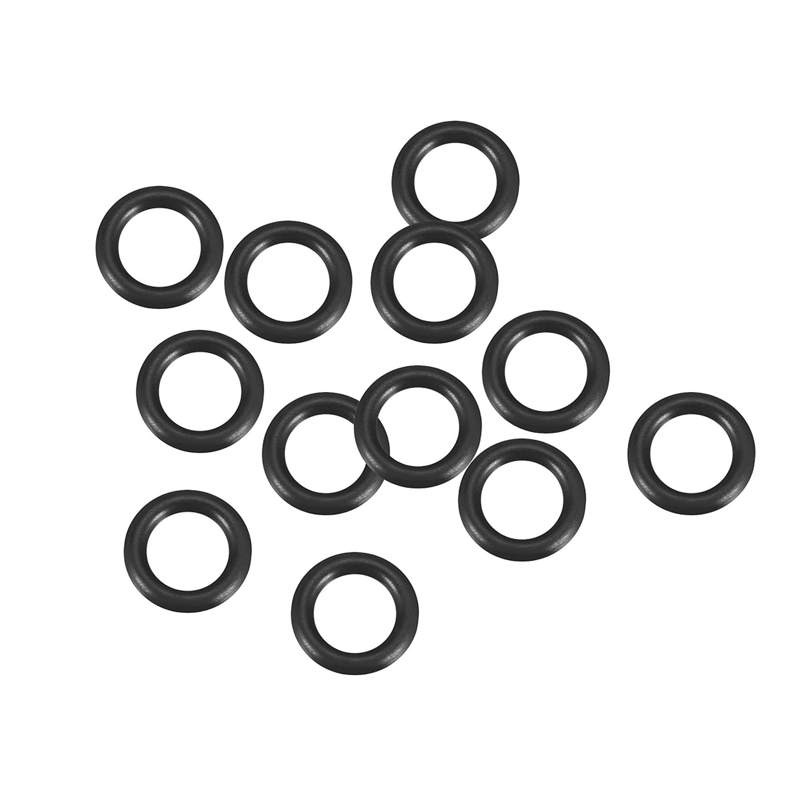 QUARKZMAN Nitrile Gomma O-Ring 11mm x 7mm x 2mm Guarnizioni di Tenuta Anelli Rubinetti Rotondo Guarnizione Rondella per Rubinetto Idraulica Riparazione Sigillatura Connessione, 12 Pezzi