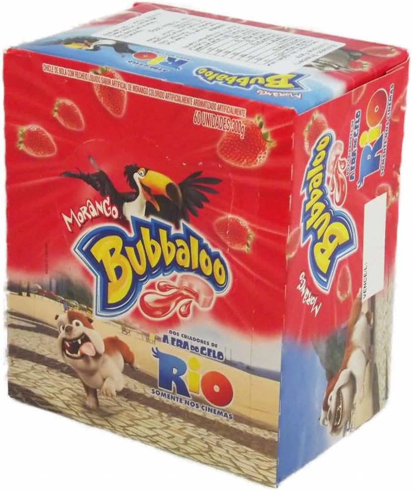 Bubbaloo Bubble Gum (Pack of 60)