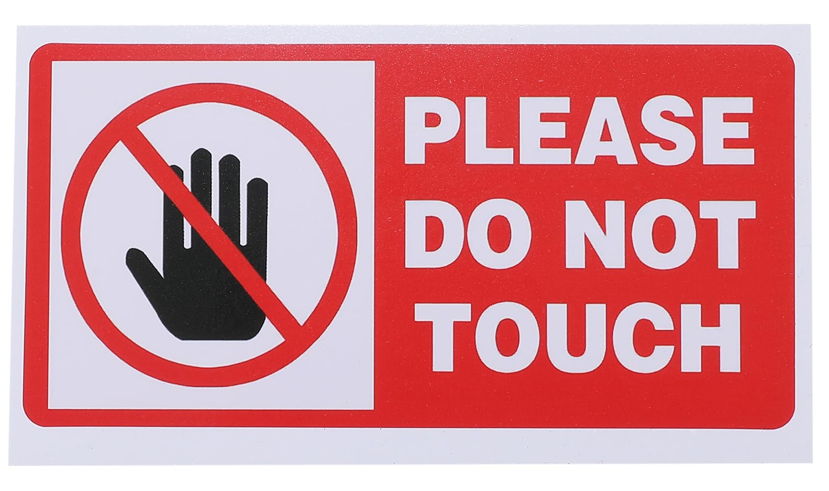 Amazon | 5枚セット please Do not touch 触れないで さわるな