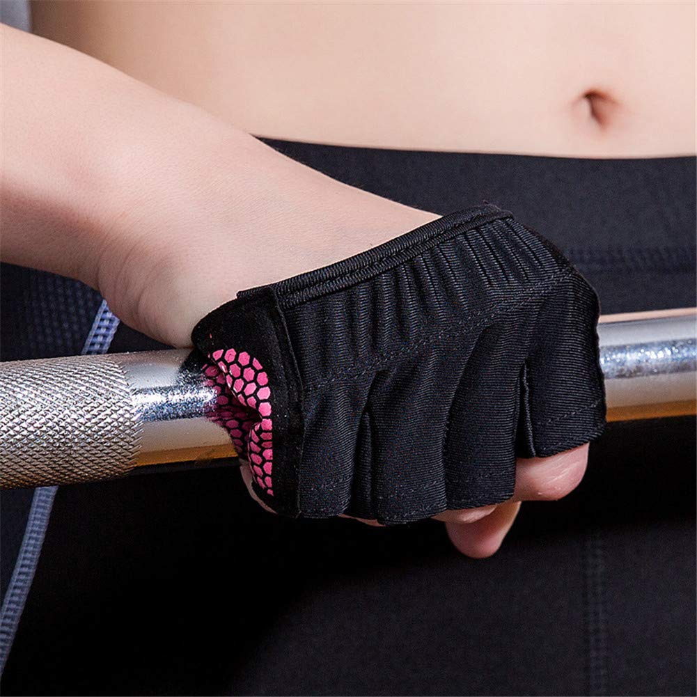 Guanti da Palestra Guanti Palestra Uomo Guanti da Palestra per Uomo Guanti da Palestra per Donne con Supporto per Polso Guanti Fitness per Palestra Pink,S