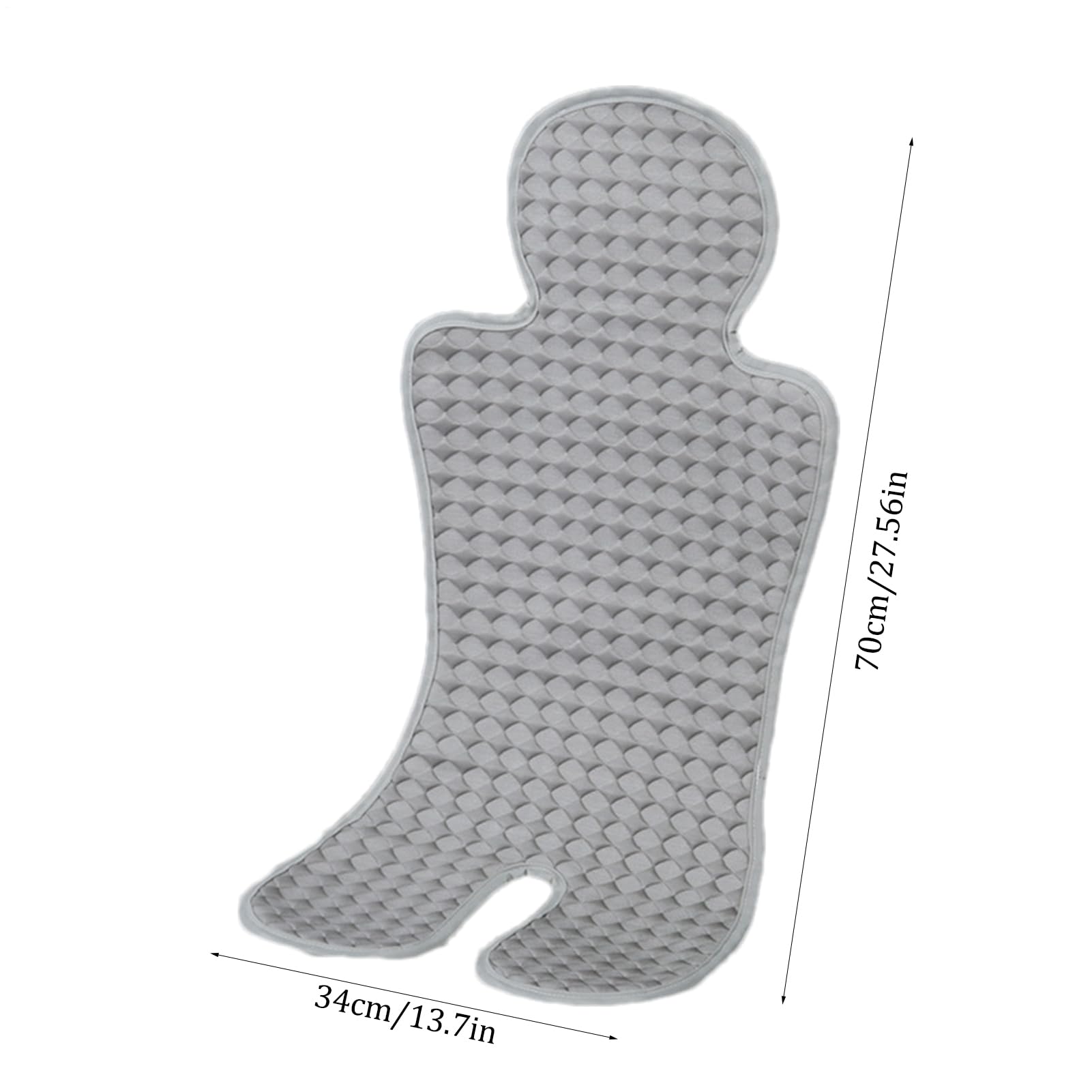 70x34 Cm Cuscino Refrigerante Per Seggiolino Auto Cuscino Per Seggiolino Auto Materassino Passeggino Estivo Tappetino Refrigerante Per Seggiolinos Autoes Traspirante Per Le Giornate
