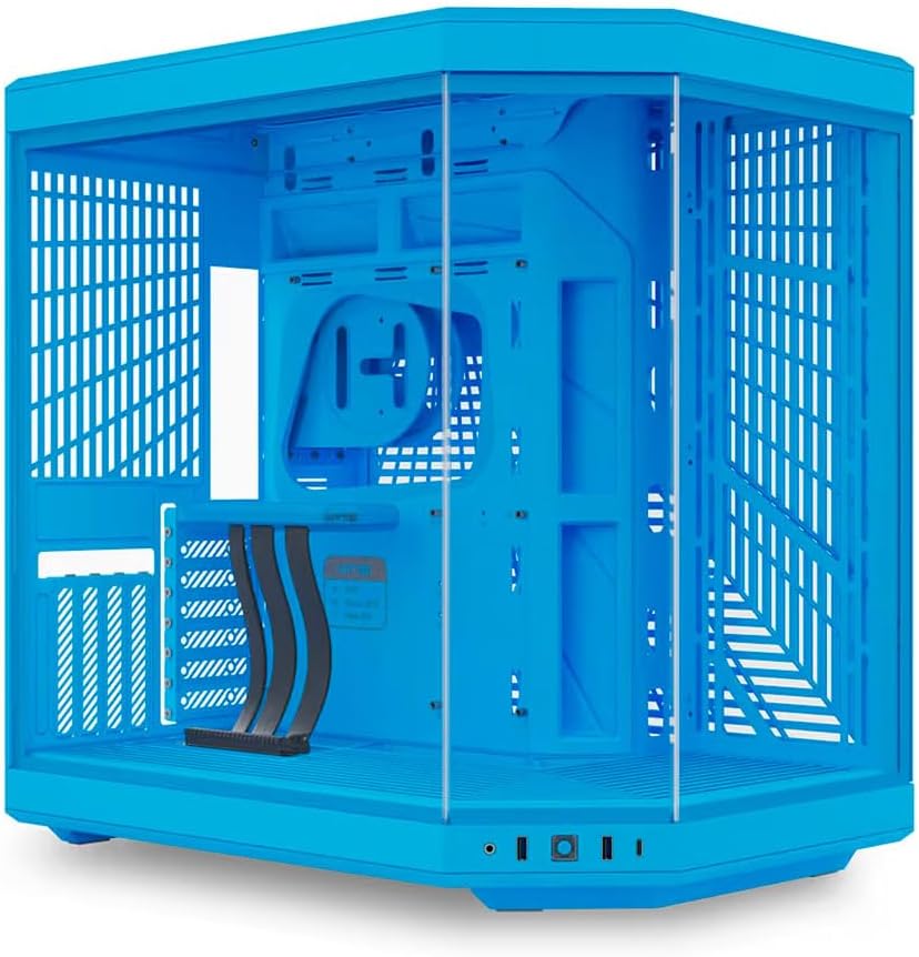 HYTE Y70 Blueberry Milk Dual Chamber ATX MID Tower with 3 TGW CS-HYTE-Y70-BM