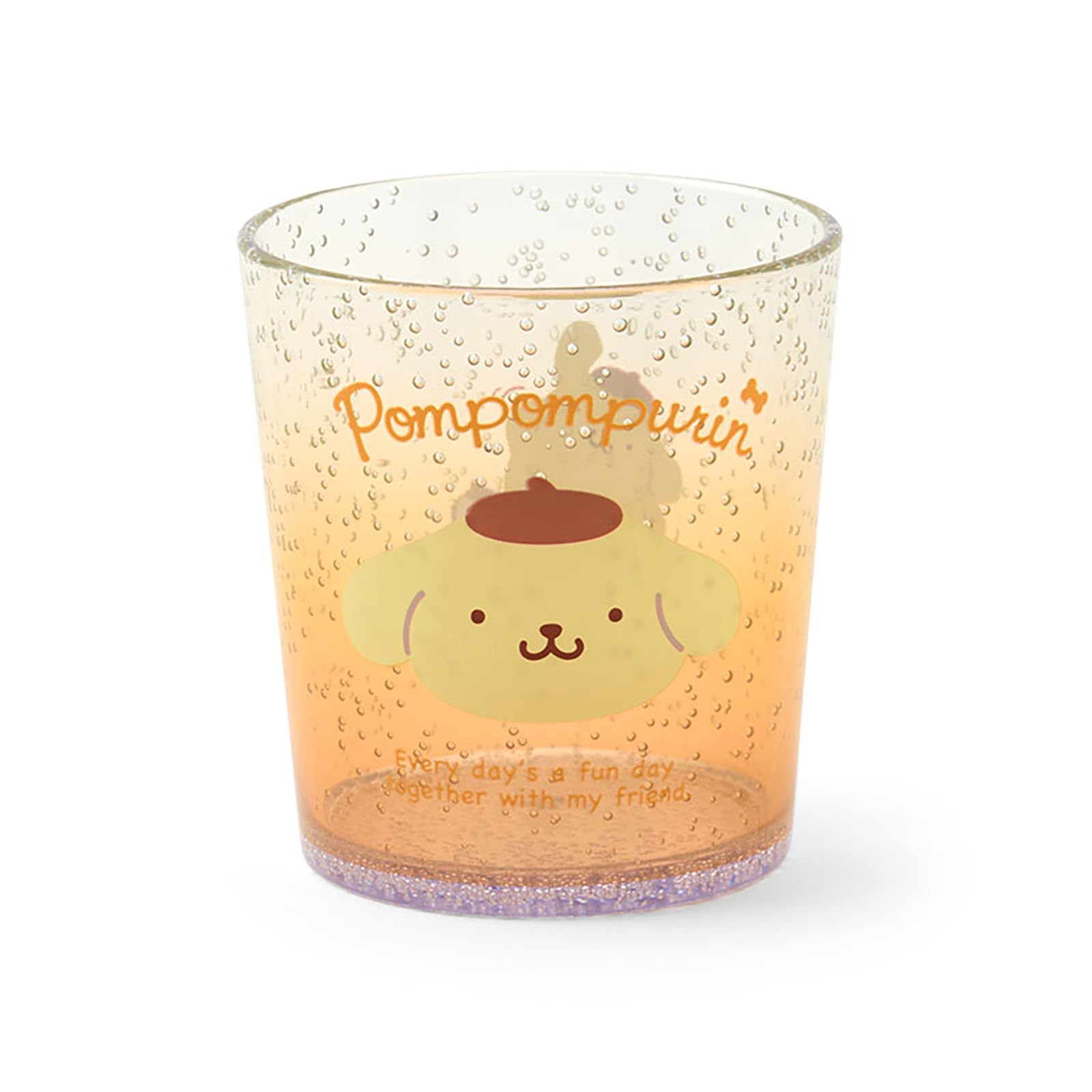 Sanrio 176079 Clear Tumbler, Pom Pom Pudding, AS Resin, Tableware, Cup, Capacity: Approx. 10.1 fl oz (300 ml) : Home & Kitchen