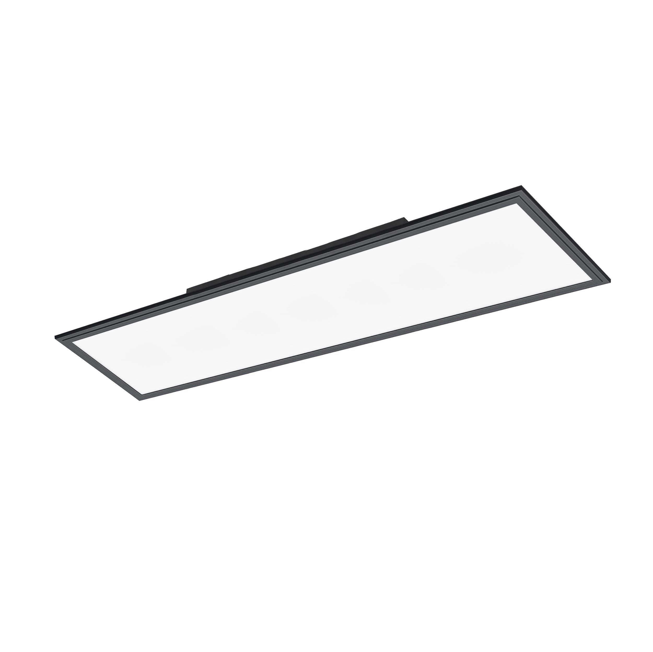 Eglo Salobrena 1 Led Ceiling LightBlack Slim Linear DesignCool White 4000K1200mm Indoor Ceiling Light from B&Q