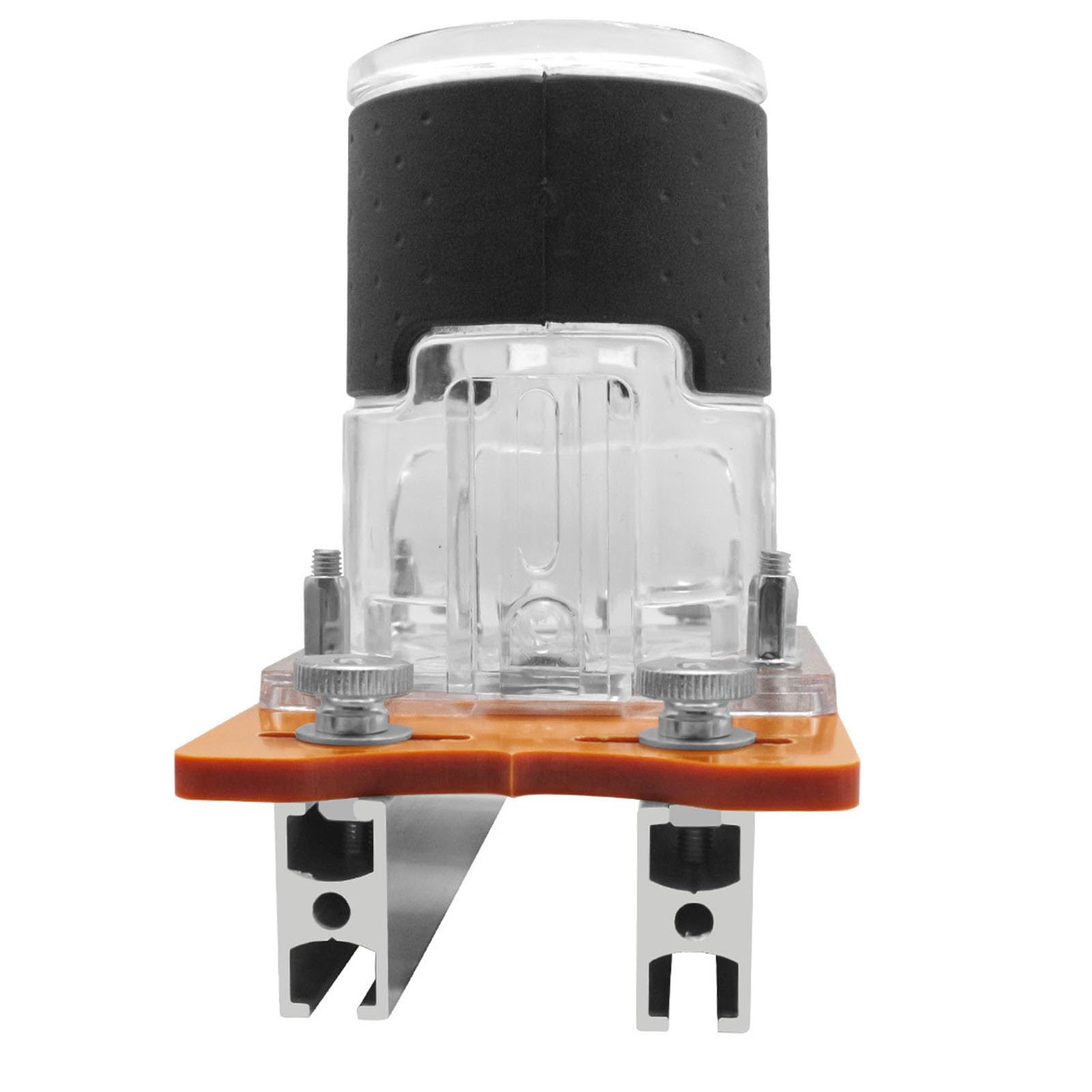 Denash Wood Router Base, 2 in 1 Compact Wood Palm Router Base Router,Wood Trimmer Router Tool Base for Carbinet Closet Furniture