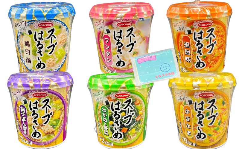 Amazon | エースコック スープはるさめ 6種アソートセット 【(1