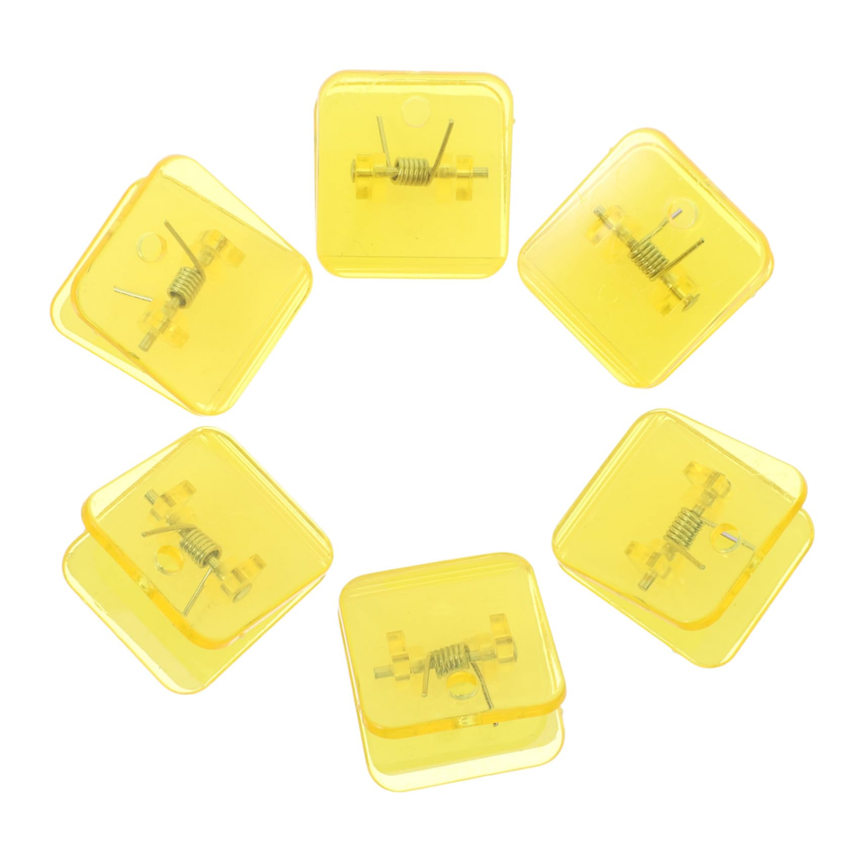 BESTonZON 6Pcs Dog Potty Training Pad Holder Clear Wall Clips for Indoor Outdoor Use Dual Orientation Design for Easy Installation Compatible with Various Pee Pads