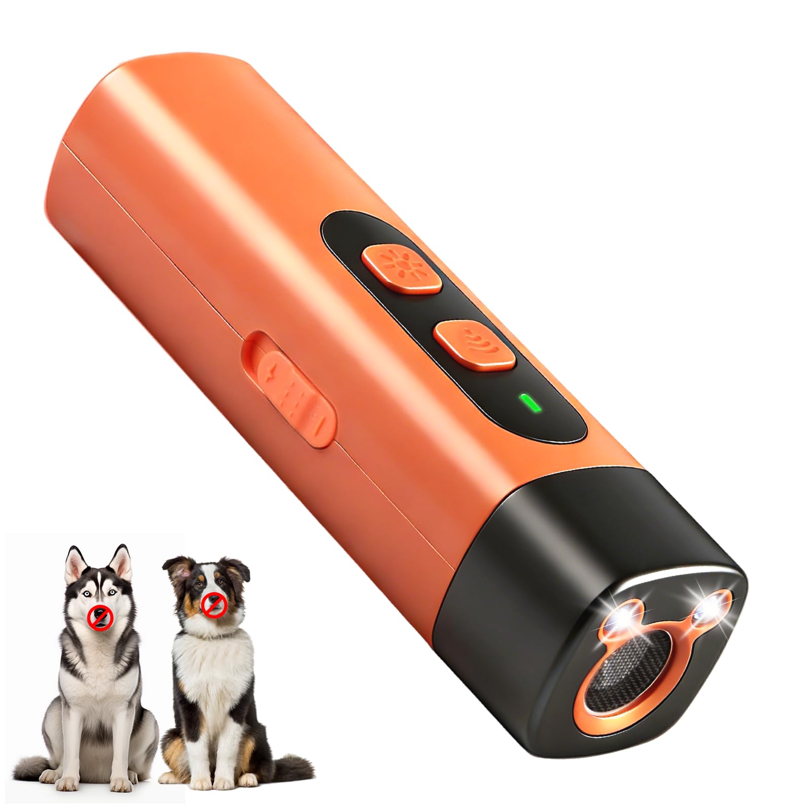 1PC The Bark Shield Pro Ultrasonic Anti Barking Device for Dogs with HD Display and LED Flashlight New 2-in-1 Handheld Dog Bark Deterrent Device For Small Medium & Large Dogs Improve Bad Behavior