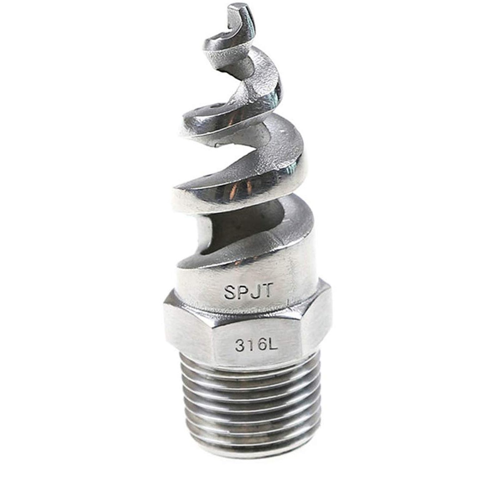 Boquilla en espiral de acero inoxidable con rosca de 1/2" para enfriamiento por atomización