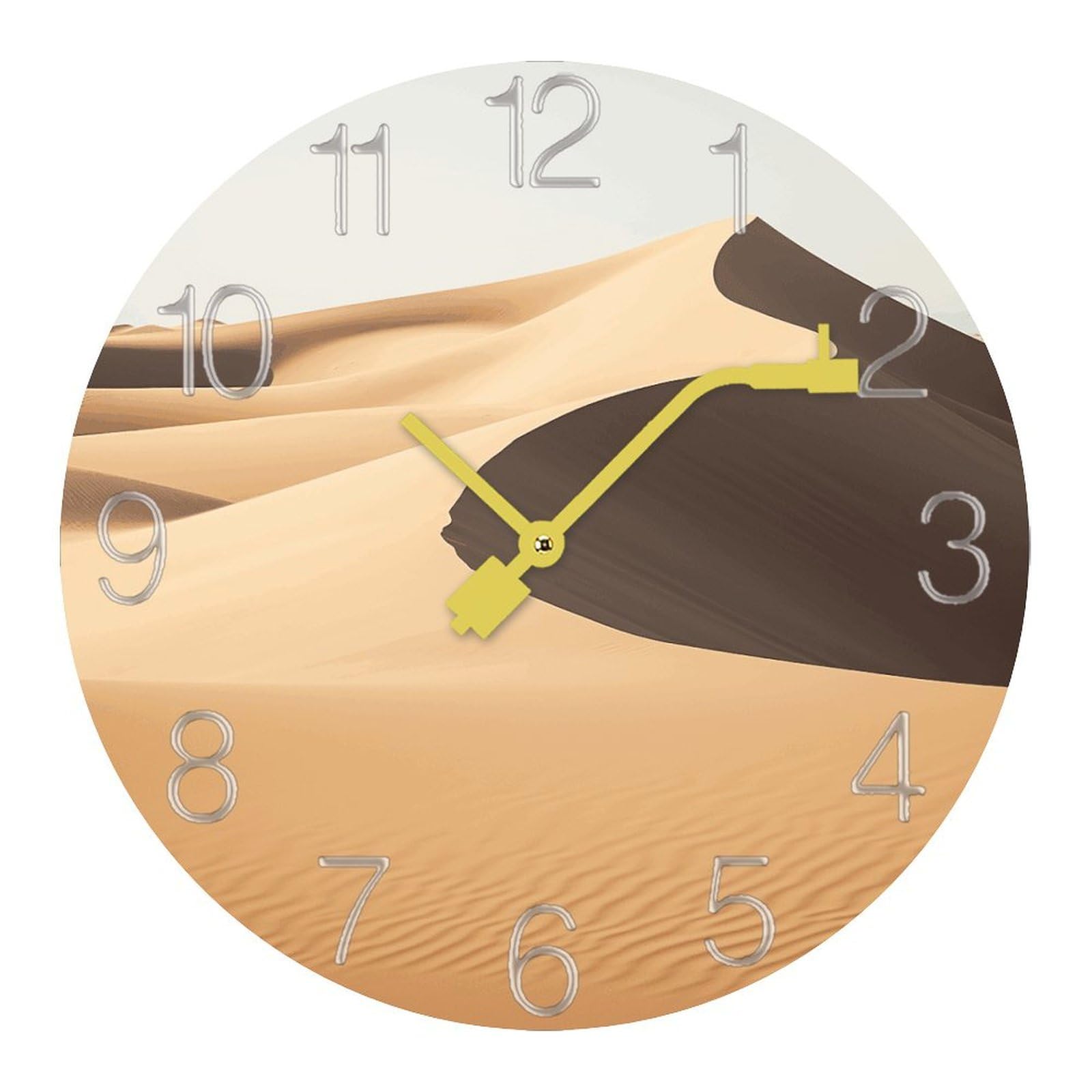 Horloge silencieuse sans tic-tac pour une concentration parfaite au bureau