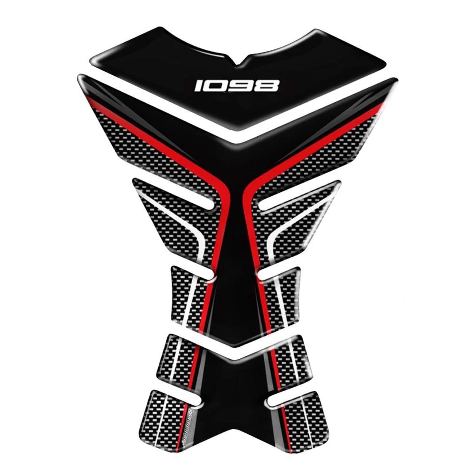 Motorcycle Protector Decals Case Tankpad Stickers Accessories for Ducati for Streetfighter 1098 1098R 1098S(Style 1)