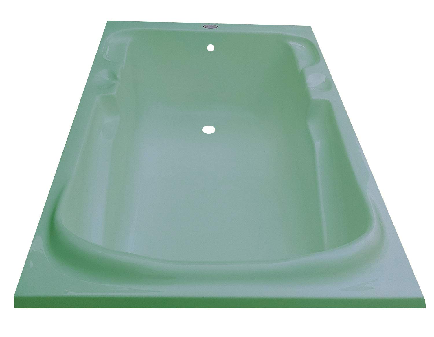 MADONNA Euro Acrylic 5.5 feet Rectangular Bath Tub for Adults (Green)