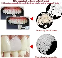 Vista 2 de Kit de reparación dental temporal - Granulos de cuentas adhesivas térmicas y dientes falsos para dientes falsos moldeables temporales y kit