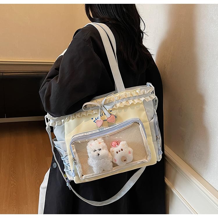 Bolso Ita Kawaii - Bolso tote para mostrar pins, bolso cruzado estético Y2K, bolso mensajero para hombro y mano miniatura 2