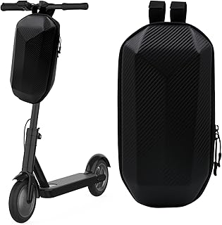 E Scooter Tasche, 4L Großer Kapazität Rollertasche mit Eva Hard Sell Inneres, wasserdichte Front Tube Bag Lenkertasche Fahrrad Fronttasche für Elektroroller Schlüsseln und Kleine Gegenständ