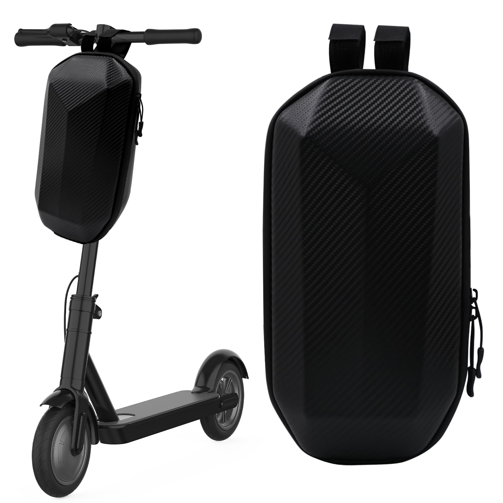 Electric Scooter Bag 4L Large Capacity EVA Inner Shell Waterproof Front Tube Bag Bicycle Handlebar Bag for Keys and Objects