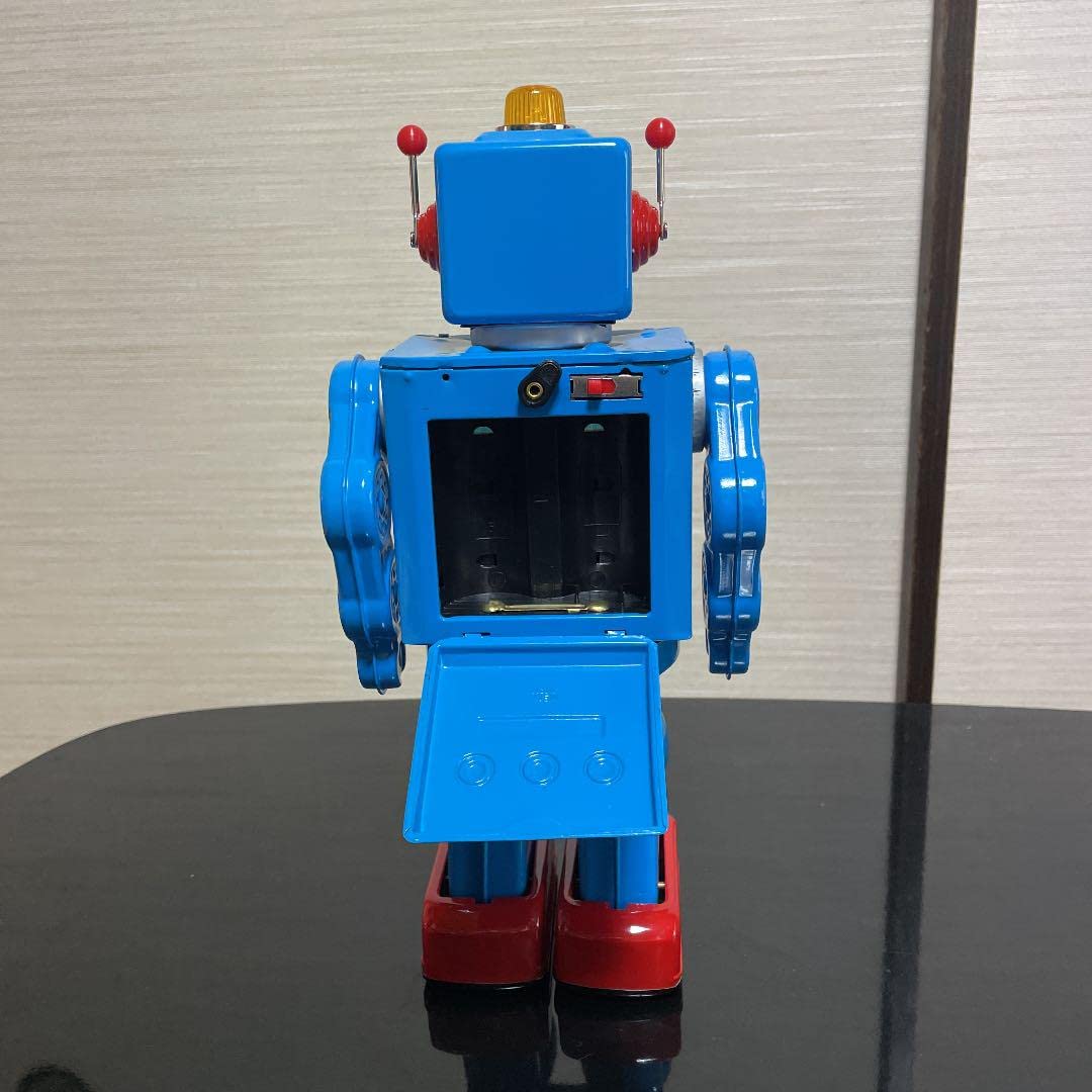 Amazon.co.jp: メタルハウス ブリキロボット スターストライダー青 