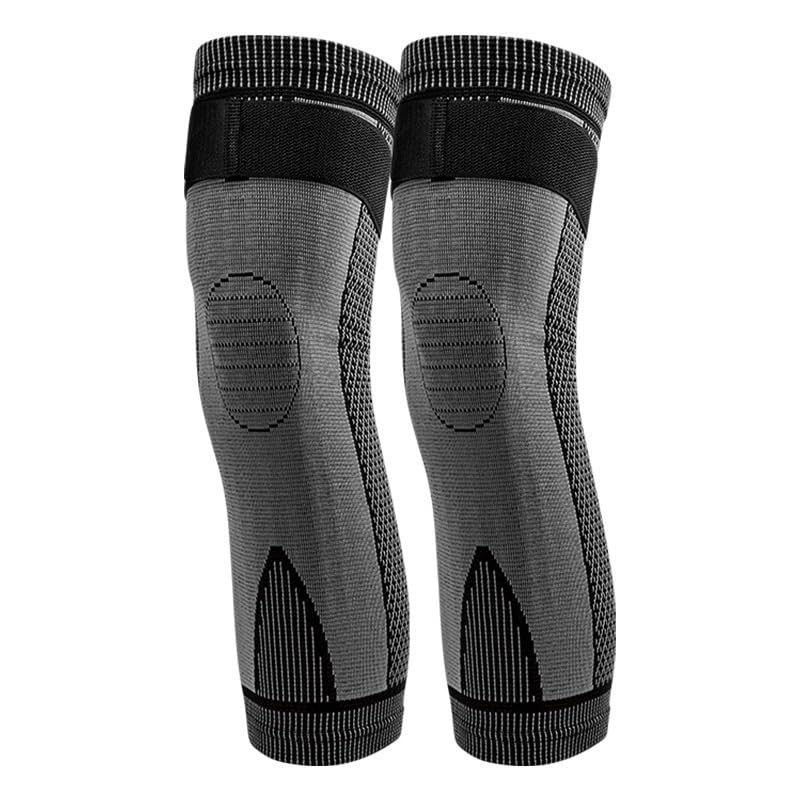 Thermal Knee Guards with Extended Length Anti Slip Function Winter Sports Protection Gear