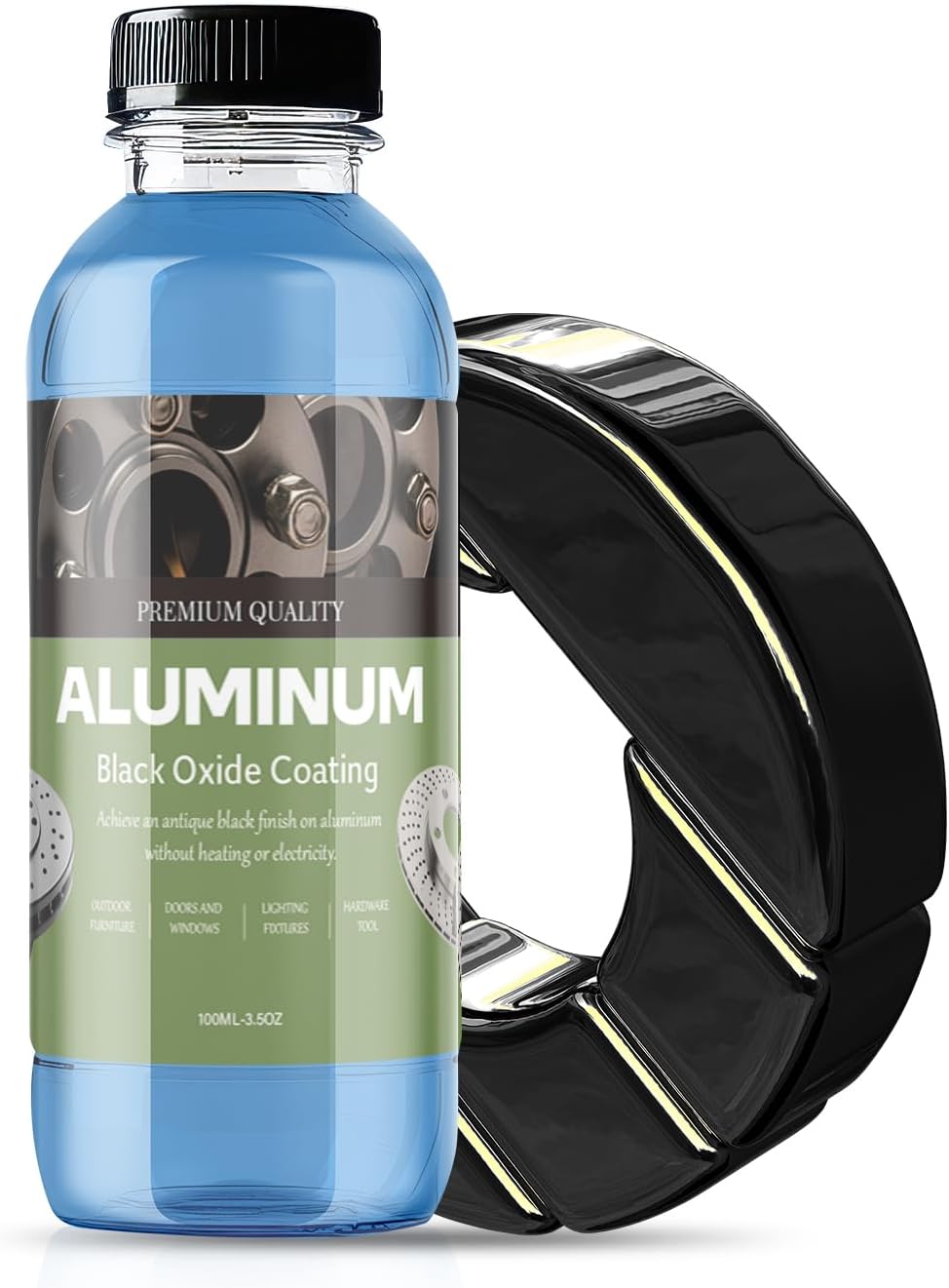 Black Stainless Steel Blackener - Blackening Solution for Stainless alloys, Black Oxide Solution, Metal Blackening Solution (1 Quart)