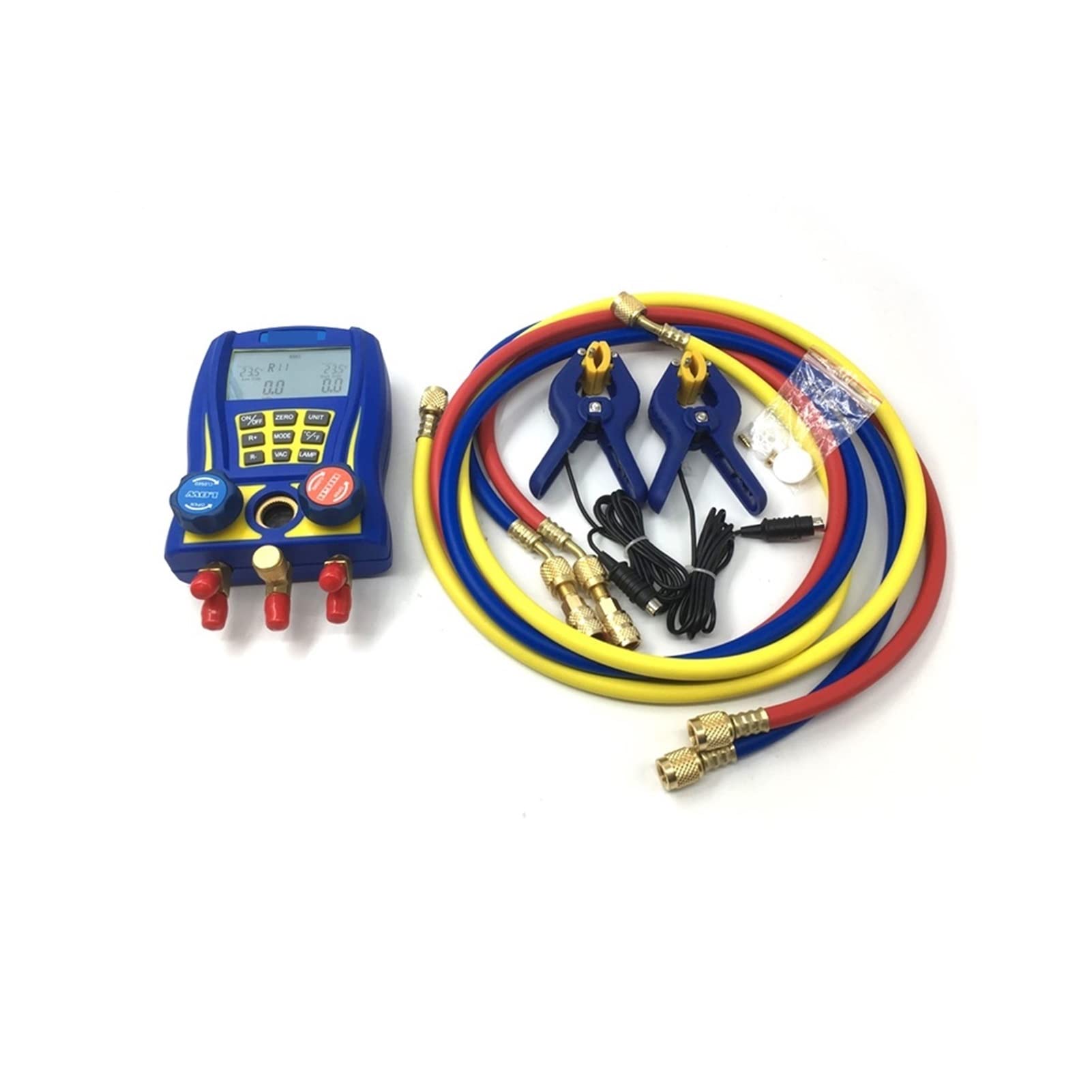 Medidor de fluoruro electrónico Mabados refrigeración Digital Manómetro vacío,Alta precisión