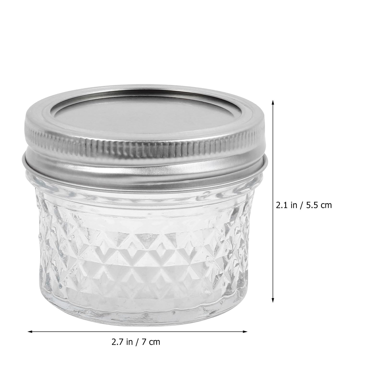 VICASKY 10 Stück Vorratsgläser Aus Glas 100ml Mit Versiegeltem Deckel Transparente Marmeladengläser Für Honig Saft Gewürze Frischhaltedosen Für Küche Und Lebensmittelaufbewahrung