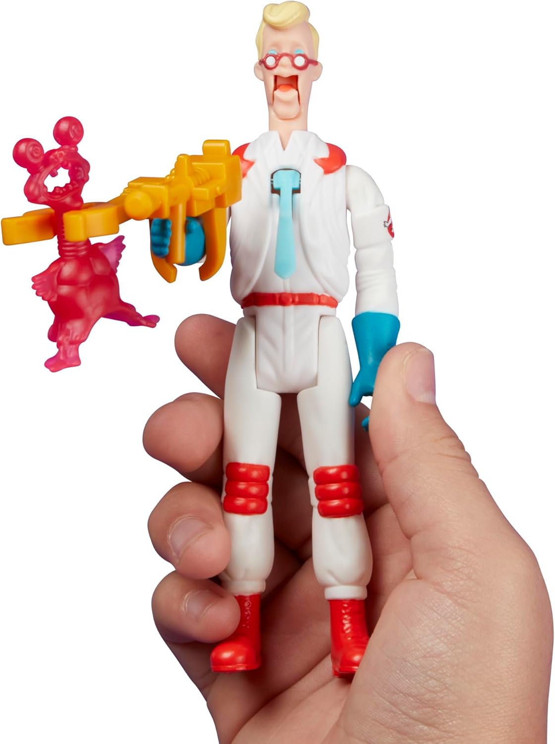 Ghostbusters Kenner Classics The Real Egon Spengler & Soar Throat Ghost Toys, Retro Action Figure, Toys for Kids 4+