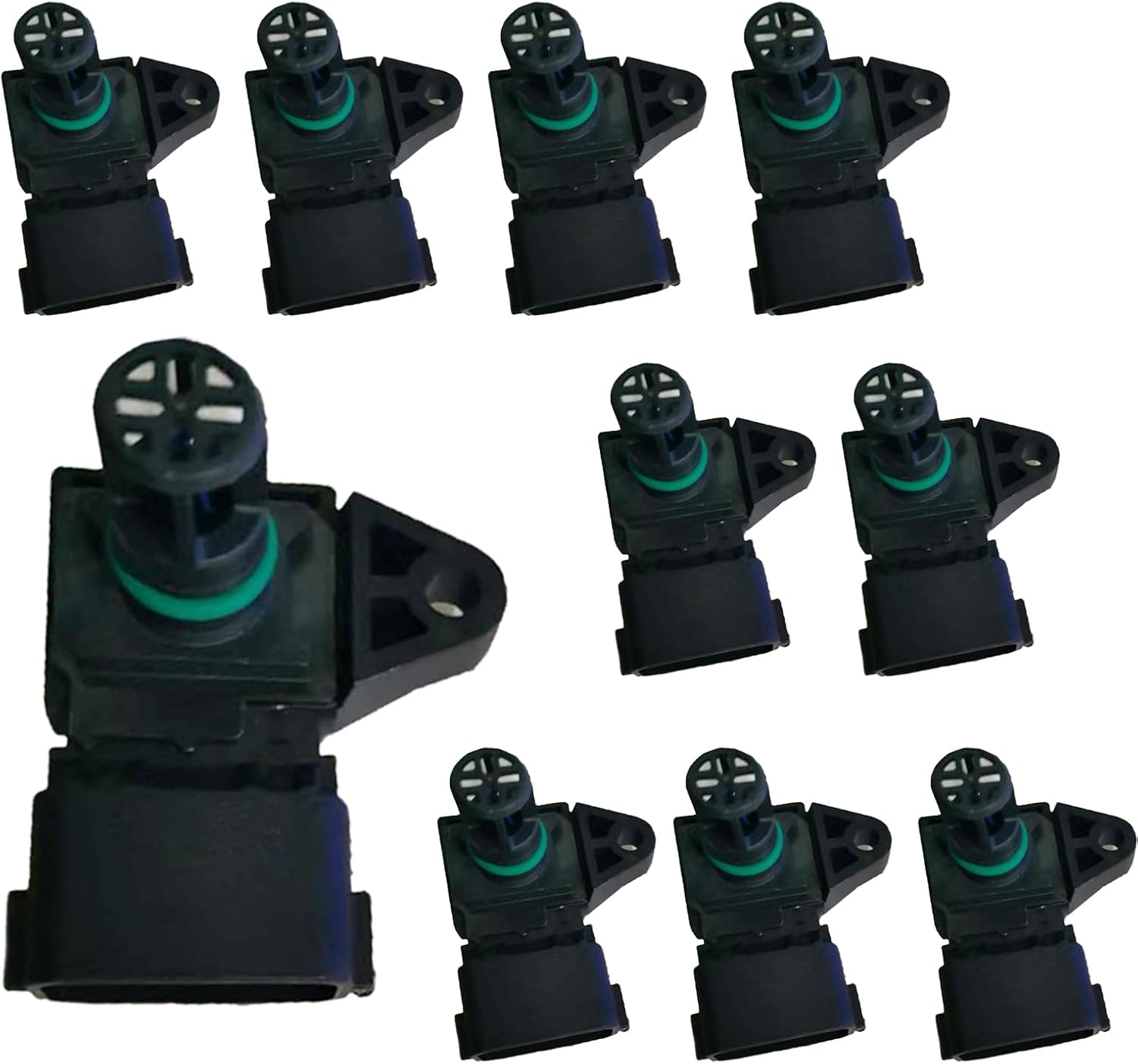 10-pcs Pressure Temperature Sensors 2897334 2897334NX 5698456 Compatible for Cummins M11 ISC ISL ISM ISX ISC Engine