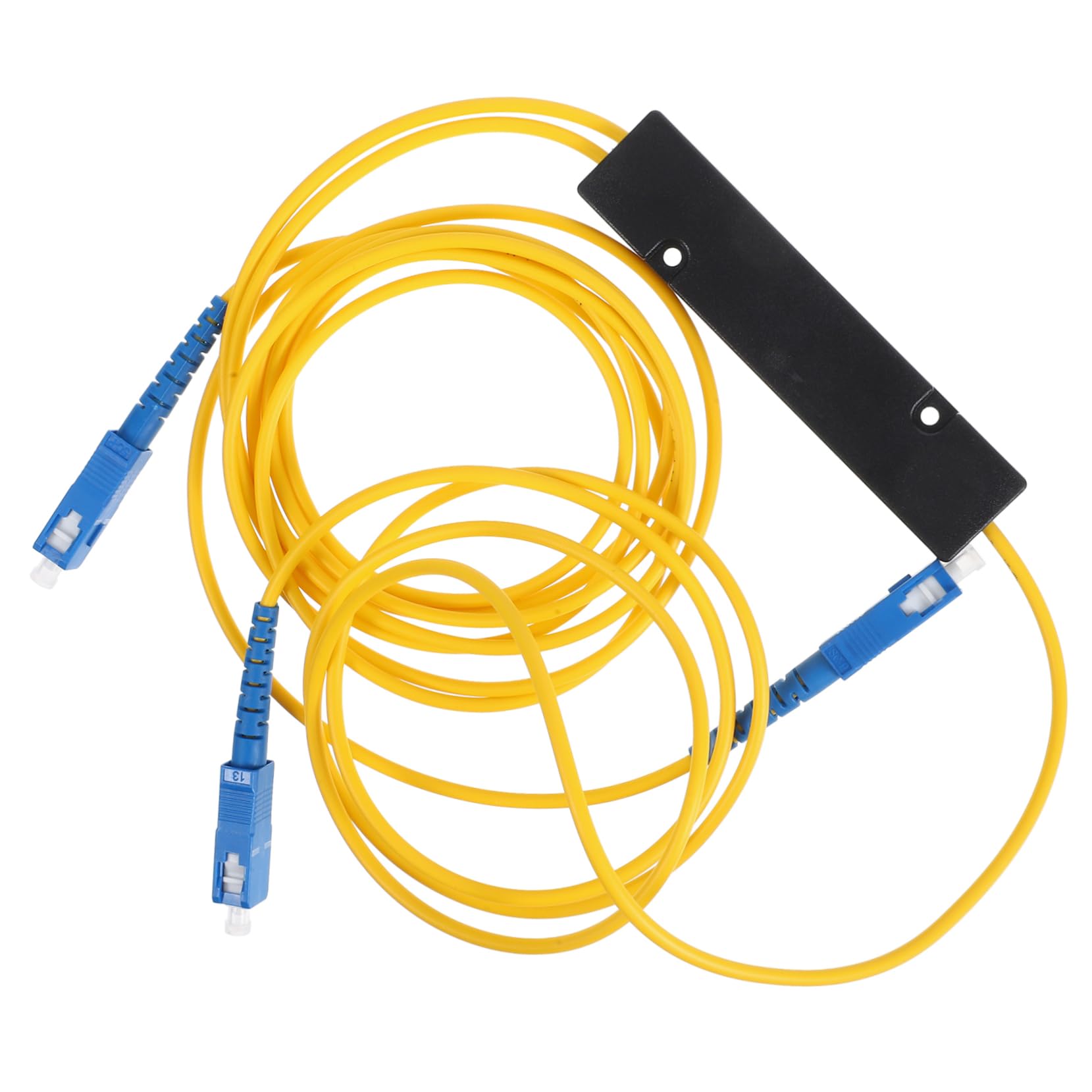Gadpiparty 5pezzi Optic Cord Splitter Fused Optical Cable Stabilità e Trasmissione Connettori Protettivi Flessibile Impianti Tv