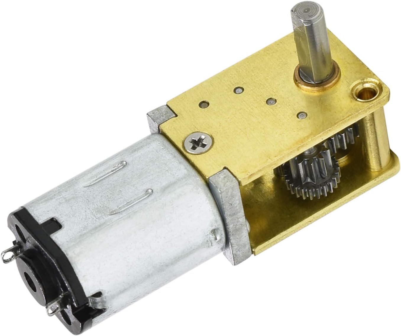 - DC 12V 27RPM Worm N20 High Torque Speed Reduction Motor with Metal Gearbox Motor for DIY RC Toys