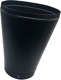 Vermont Castings Oval to Round, Single Wall, Adapter, (6"): 0001860