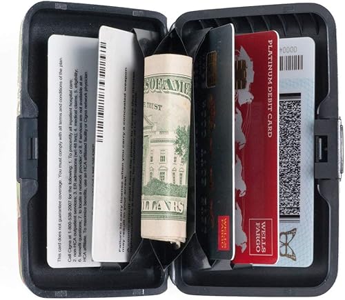 Miniatura 2 de Cartera blindada RFID Secure Data Theft Protection Funda para tarjetas de crédito (Laurel Burch Fantasticats), Casual