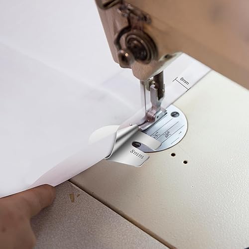 Miniatura 3 de Pie de dobladillo enrollado de costura, pie prensatelas de dobladillo enrollado de 0.197 in, máquina de dobladillo ancho enrollado presión pie mano