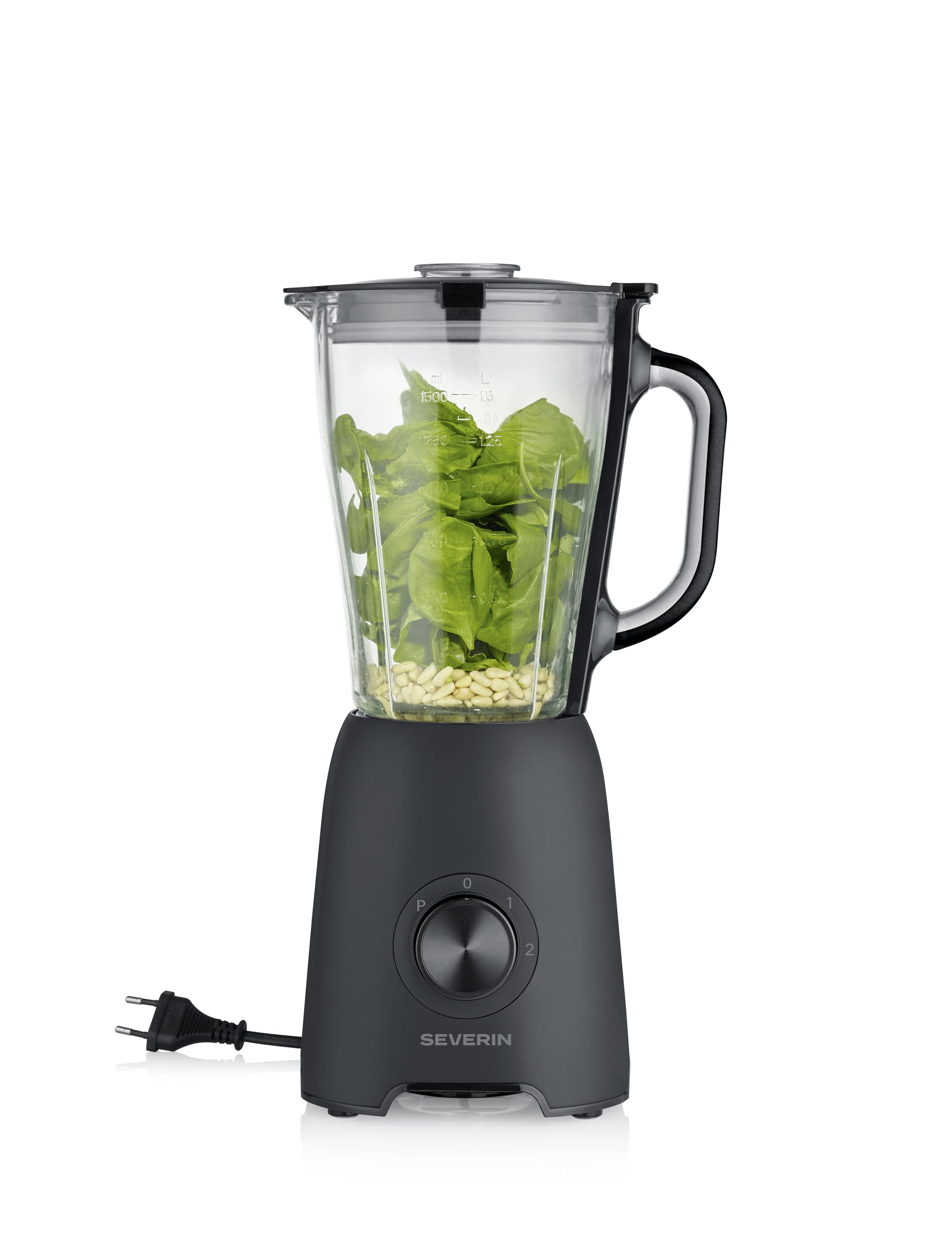 Mixeur Severin aux lames en acier inox et bol grande capacité 1,5 L pour cuisine
