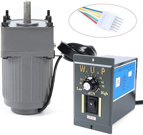 Miniatura 222 de Motor de engranajes eléctrico 120W DC 24V Reductor de engranajes helicoidal Caja de engranajes Motor eléctrico de engranajes RV 50K 35Nm Motor 120W