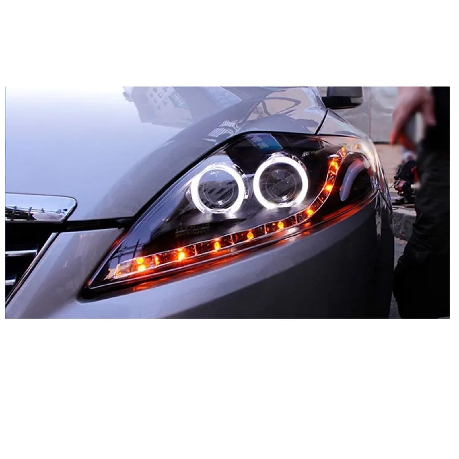 Faro Anteriore per Mondeo 2007-2013 con Lente di proiezione DRL, Accessori per Auto, fari Anteriori, Gruppo Ottico Anteriore (abbaglianti e anabbaglianti).