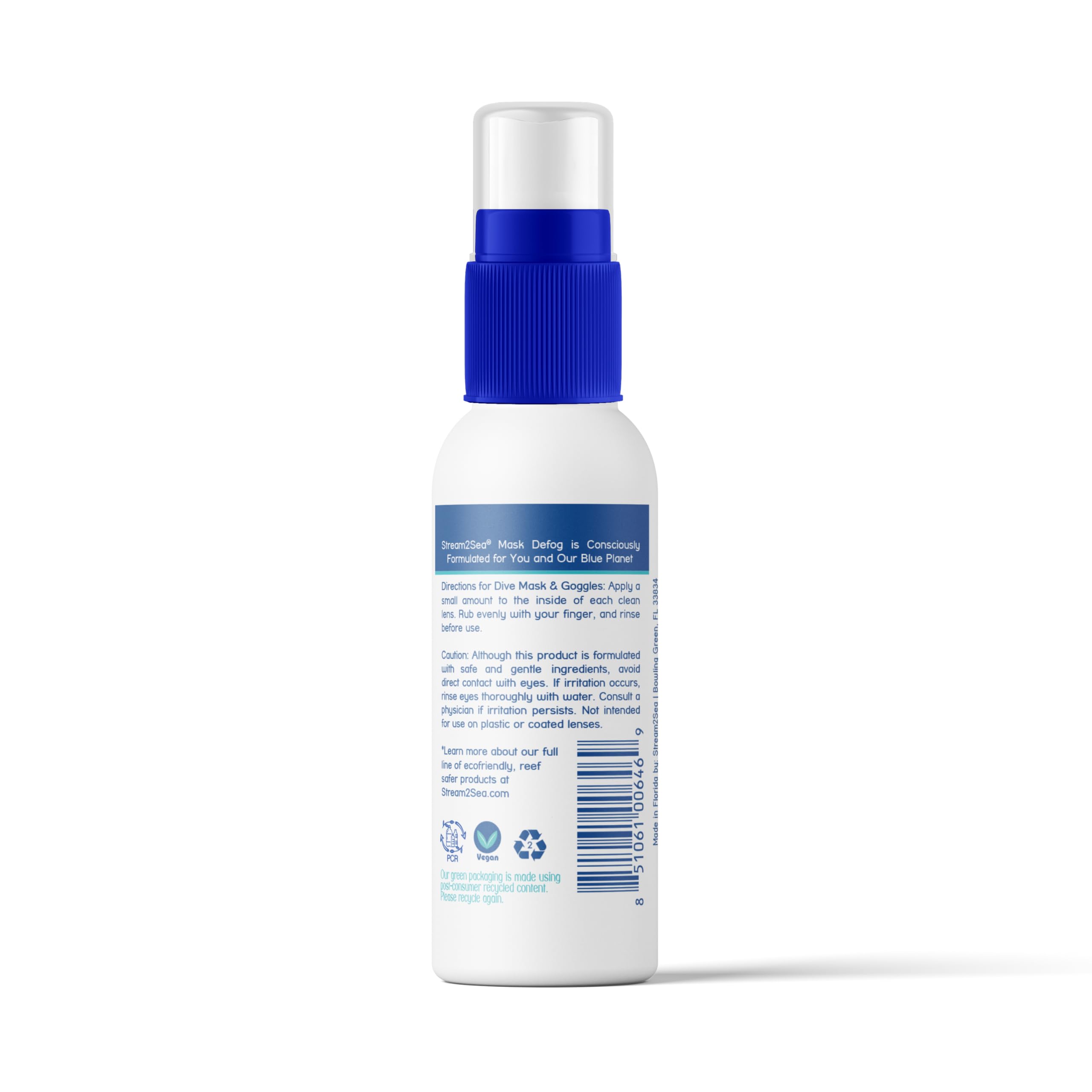 Reef Safe - Spray anti-appannamento per occhialini da nuoto, maschere e occhiali da snorkeling, antiappannamento per occhialini e maschere da nuoto