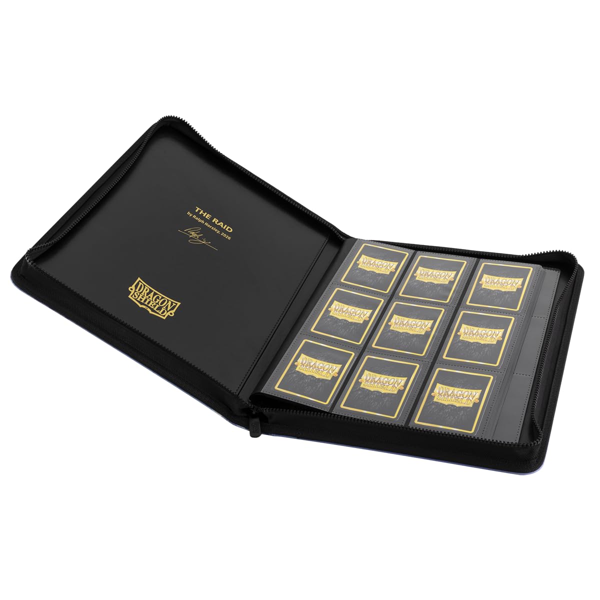 Dragon Shield Serie Signature - Art Zipster 360 | 20 pagine fisse, raccoglitore per carte da collezione da 360 tasche, album compatibile con Pokemon, One Piece & Magic The Gathering | The Raid
