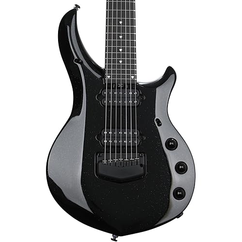 Ernie Ball Music Man John Petrucci Majesty 7 Electric Guitar - Black Frosting
