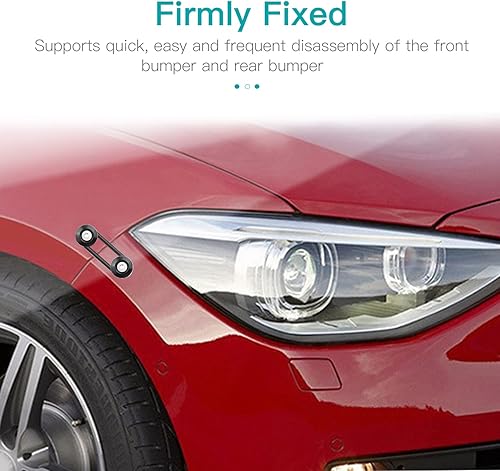 Miniatura 6 de Mellbree - Soporte de liberación rápida para parachoques delantero y trasero de liberación rápida con kit de tornillos de acero inoxidable