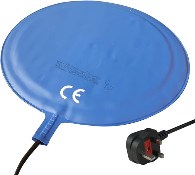 Flexible Heat Pad - 30cm Diameter For Use With Most Fermenters And Carboys Home Brew Beer Wine Cider