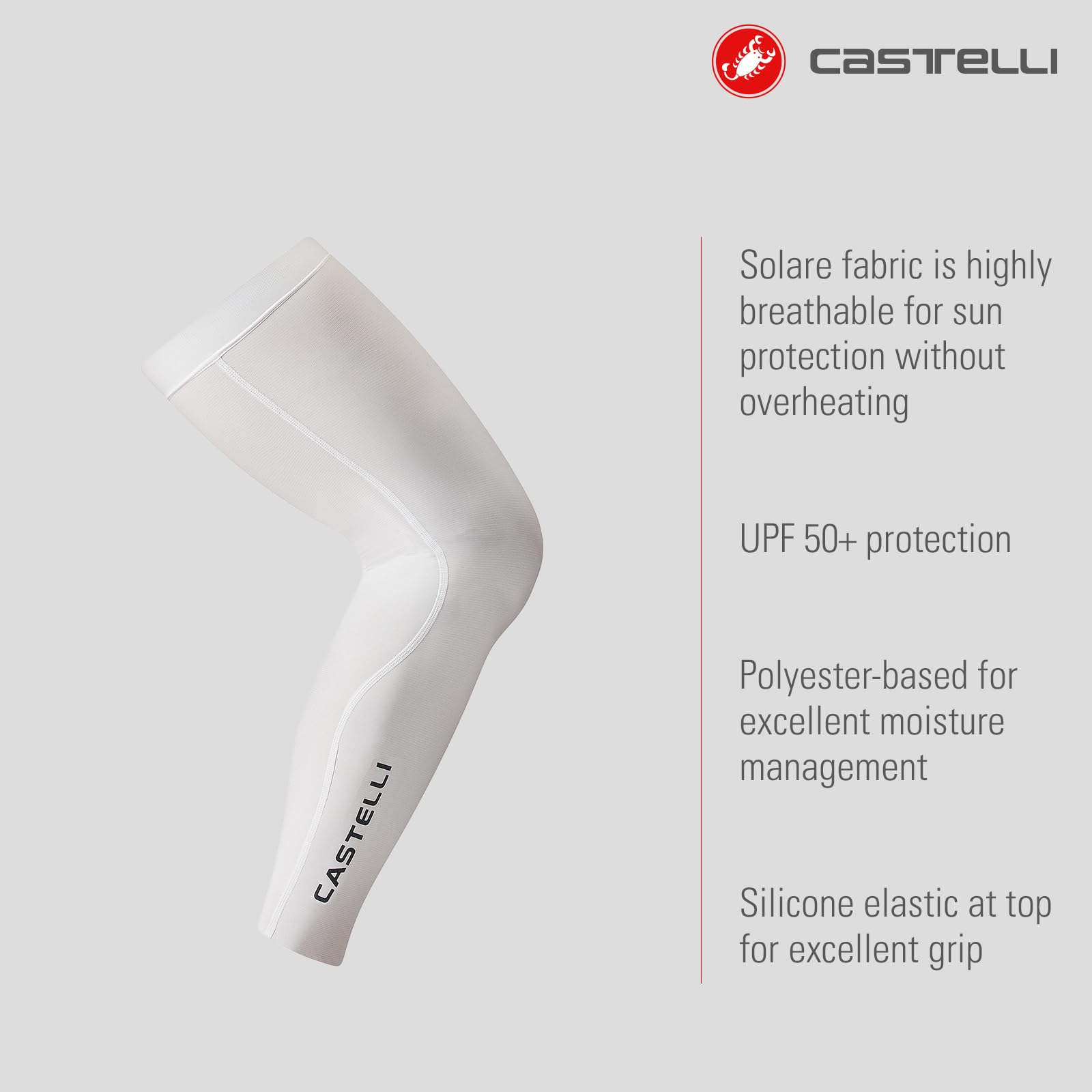 CASTELLI Upf 50+ Leg 3 Sleev Leg Sleeve Unisex - Adulto (Pacco da 1)