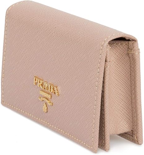 Miniatura 4 de Prada Cartera pequeña de piel Saffiano beige para mujer 1MC122, Beige, Cartera con tarjetero