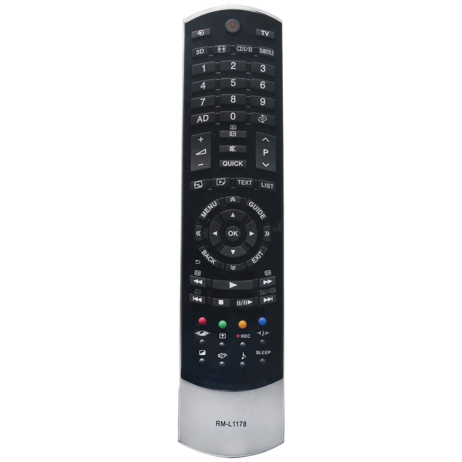 VINABTY RM-L1178 Remote Control replacement fit for Toshiba Remote CT-90366 CT-90404 CT-90405 CT-90368 CT-90369 CT-90395 CT-90408 CT-90367 CT-90388