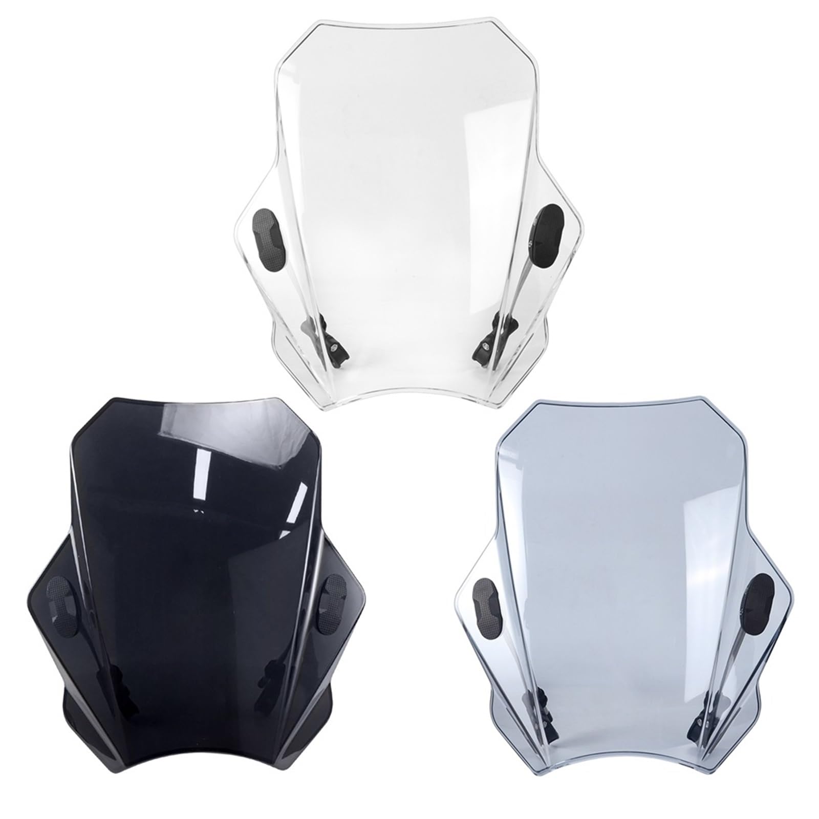 Parabrezza Moto Spoiler Protezione per parabrezza anteriore per moto | Deflettori dell'aria per manubri da 22 mm 25 mm 28 mm