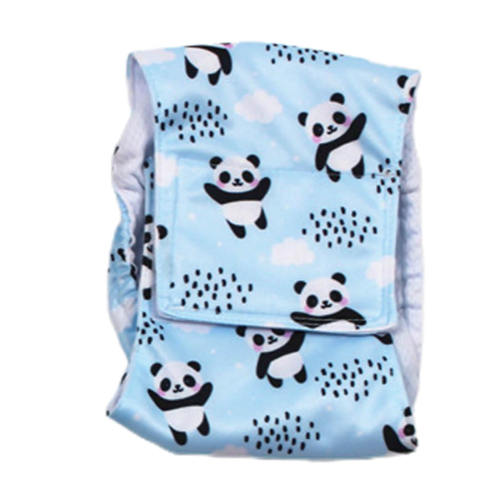 ulafbwur Doggie Diaper Male Dog Diapers Belly Bands Eco-Friendly Waterproof Cloth Sky Blue S โ image 1
