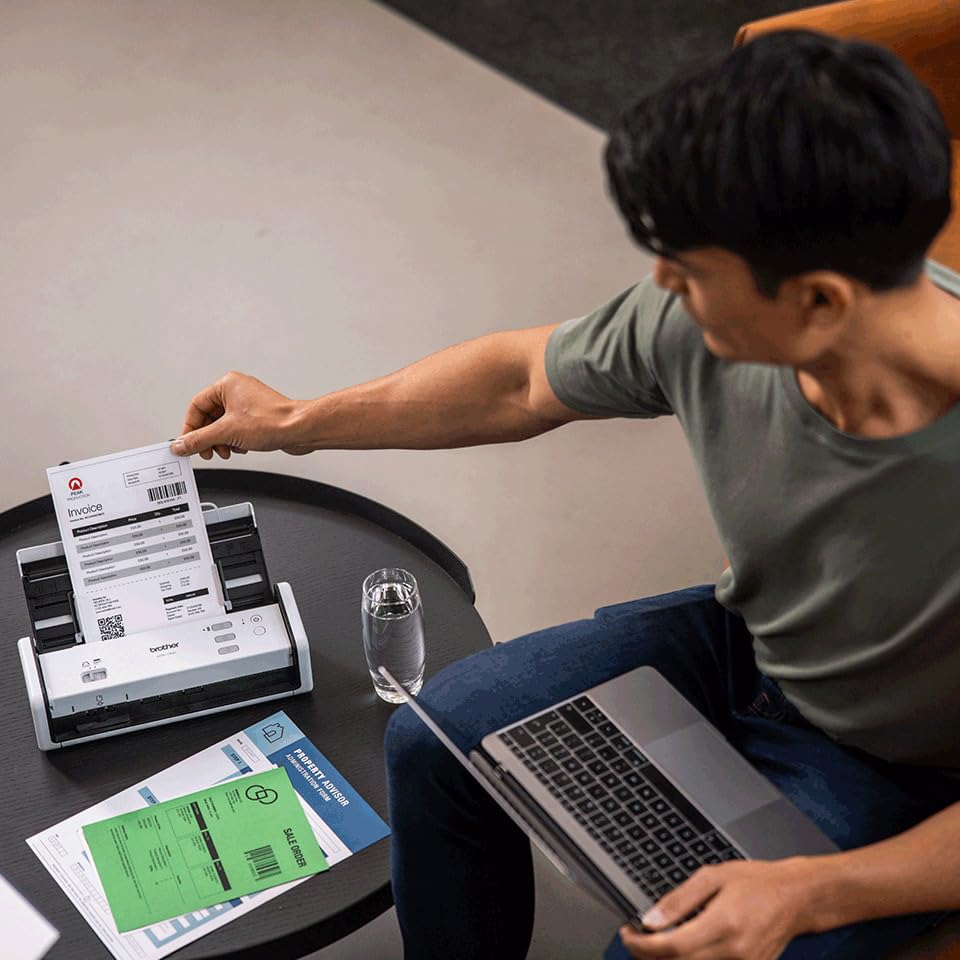 Scanner de documents compact Brother ADS-1300 USB Type-C 30 ppm - 7