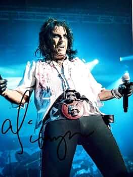 アリス・クーパー直筆サイン入り超特大写真…Alice Cooper 61TdaoyS4eL._AC_UF350,
